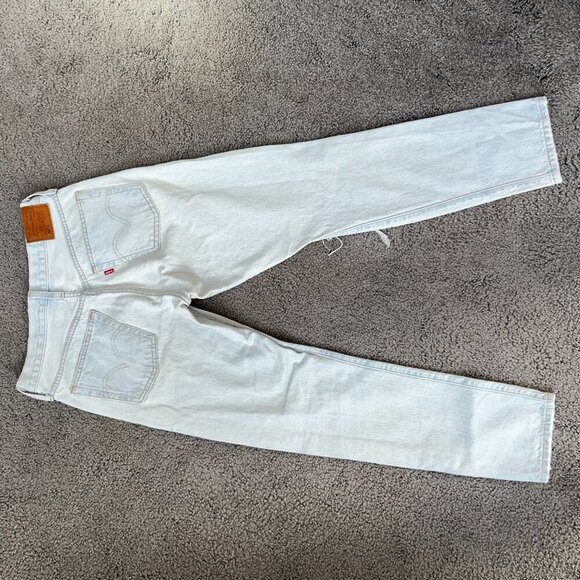 LEVI'S BIG E LIGHT WASH 501 S BUTTON FLY JEANS - W27 L 28 - Picture 6 of 15